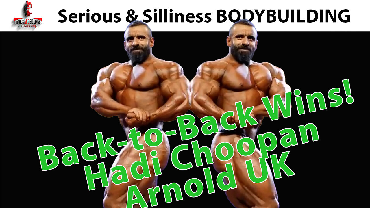 Class Act at Arnold UK 2024 Hadi Choopan & Samson Dauda BOTH Come in Chiseled, Robust, and POWERFUL!