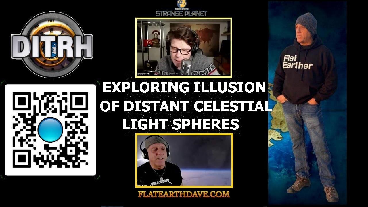 Exploring Illusion of Distant Celestial Light Spheres - Strange Planet Richard Syrett