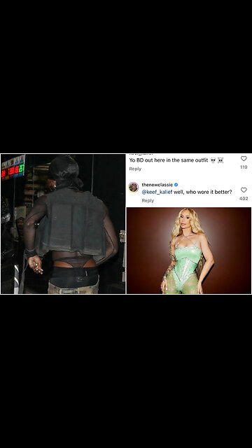 Who wore it better? Iggy Azalea responds to a comment about her baby dad Playboi Carti