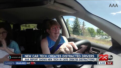 New car tech creates distracted drivers