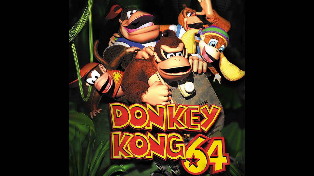 Donkey Kong 64 on N64 (sorry for the start) Part 2 -Was Live- (GAMEPLAY)