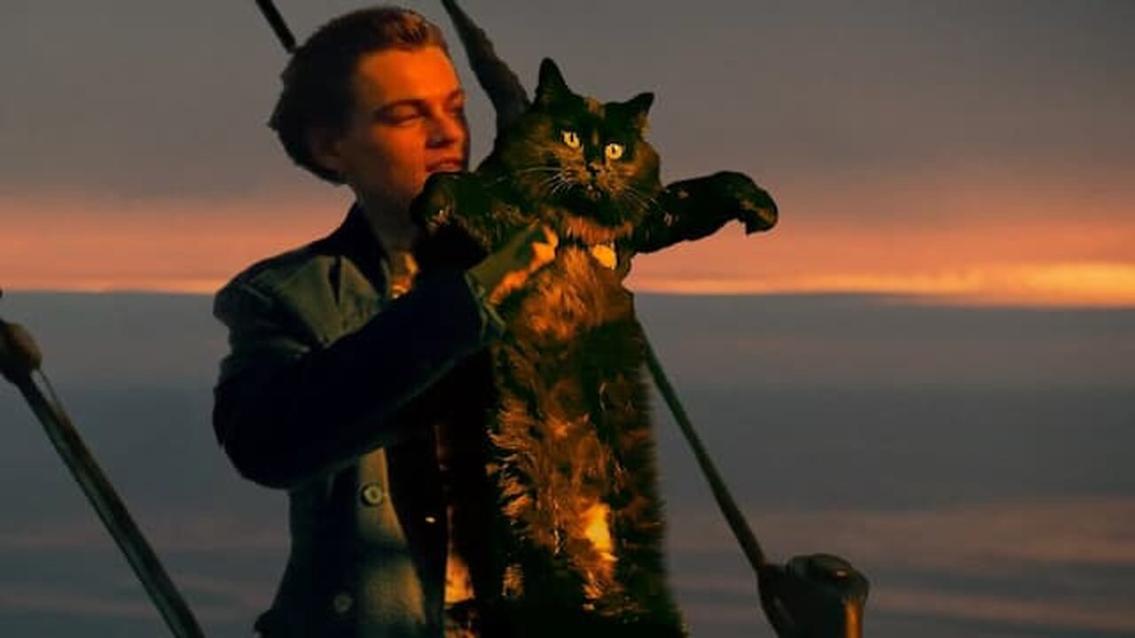 Titanic with cat😺😺😺