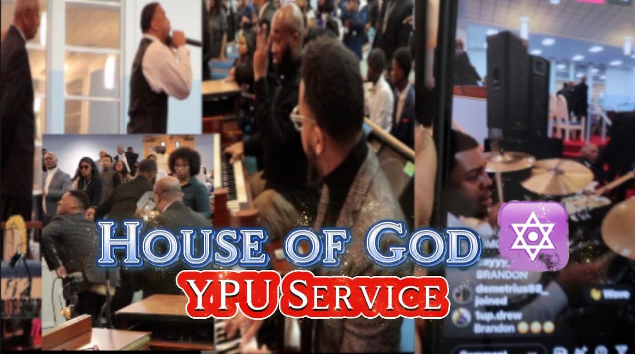 Jayden Arnold backing up Elder Tyquan Sparks - House of God YPU + #PraiseBreak ✡️ Holy Ghost!