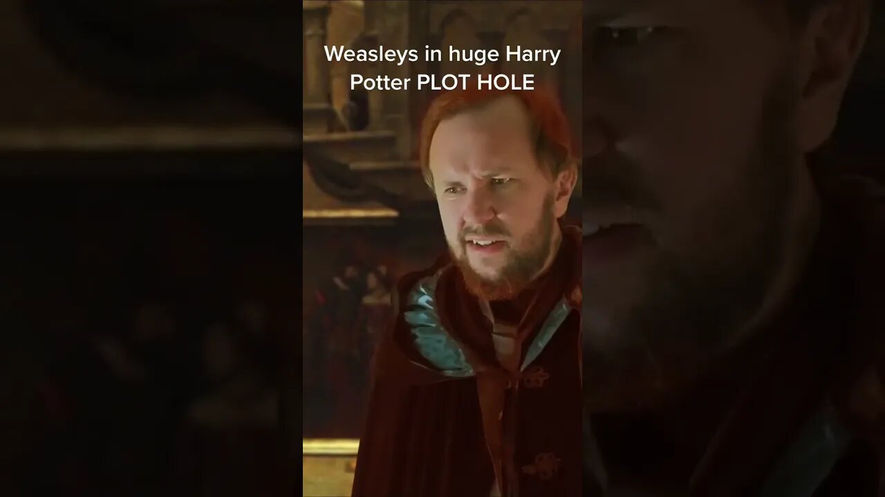 Weasleys major Harry Potter plot hole