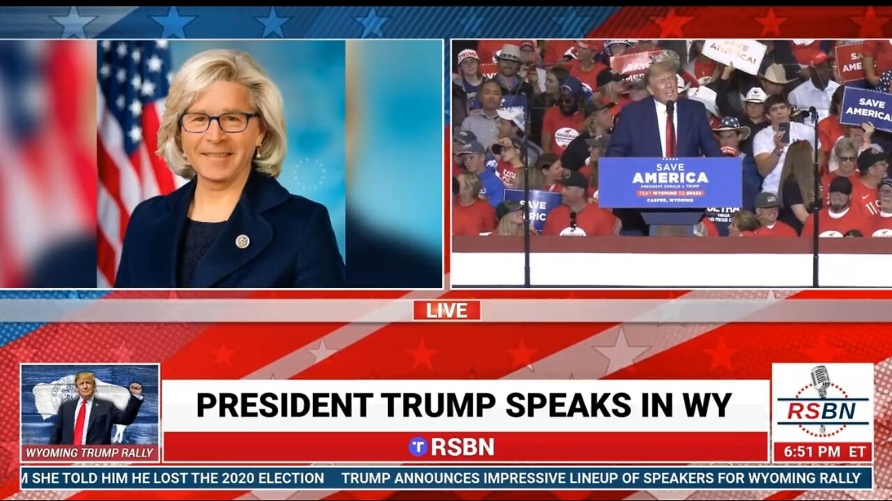 Trump Rips Liz Cheney: She's America Last