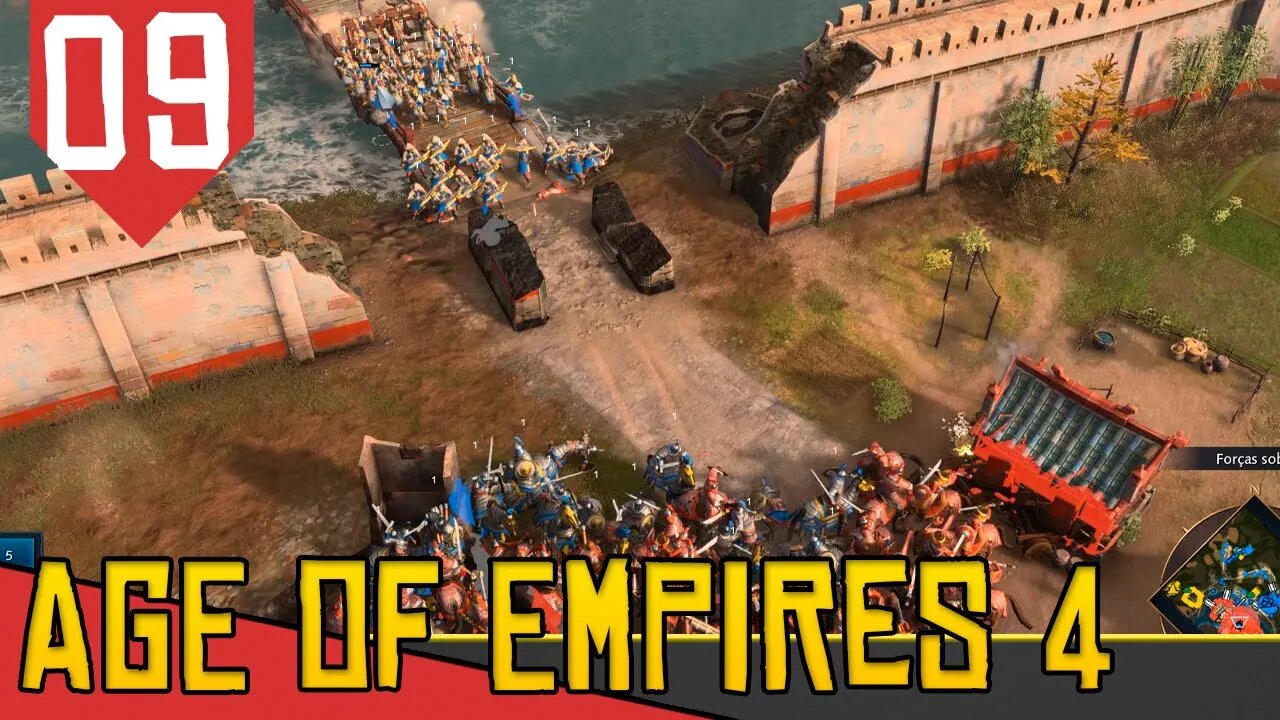 Khan é IMPERADOR DA CHINA! - Age of Empires 4 #09 [Série Gameplay PT-BR]