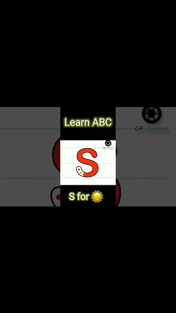 S for Sun | abc cartoon | CH-Cartoon