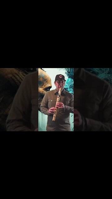 Mid Range Native American Flute In F# #shorts