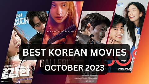 Best Korean Movies October 2023