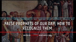 False Prophets Of Our Day, How To Recognize Them