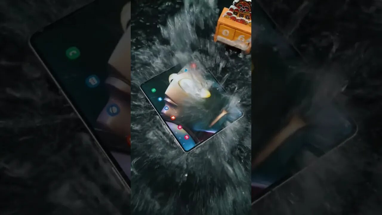 Samsung Galaxy Z Fold 4 Waterproof Test #shorts