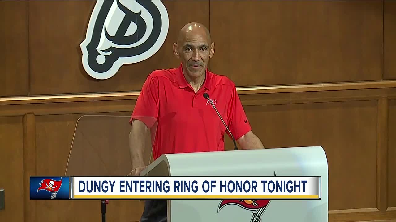 Former head coach Tony Dungy to enter Ring of Honor during Steelers-Buccaneers game