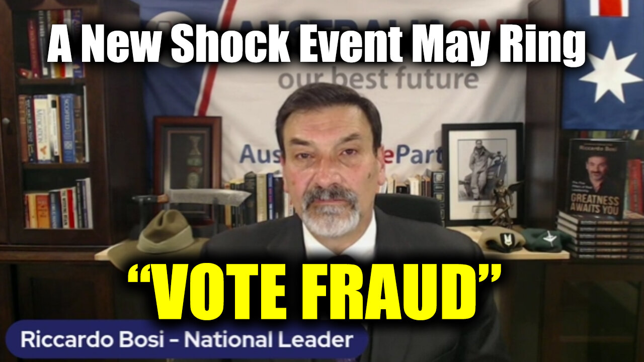 "VOTE FRAUD" Riccardo Bosi Oct 1 - A New Shock Event May Ring