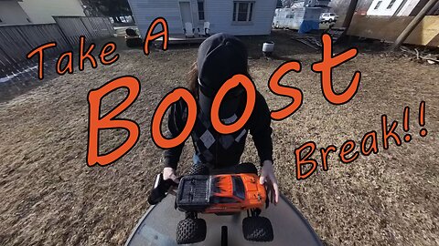 Arrma Granite Boost backyard break time.