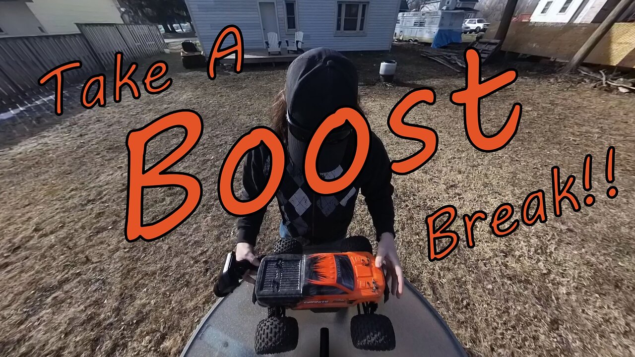 Arrma Granite Boost backyard break time.