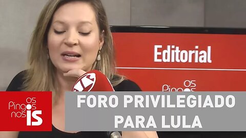 Joice: Câmara articula foro privilegiado para Lula