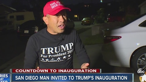 San Diego man invited to Presidential Inauguration
