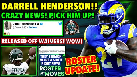WOW! DARRELL HENDERSON PICKUP TO THE EAGLES!? WOW! Eagles OPEN ROSTER SPOT! It All MAKES SENSE! YES!