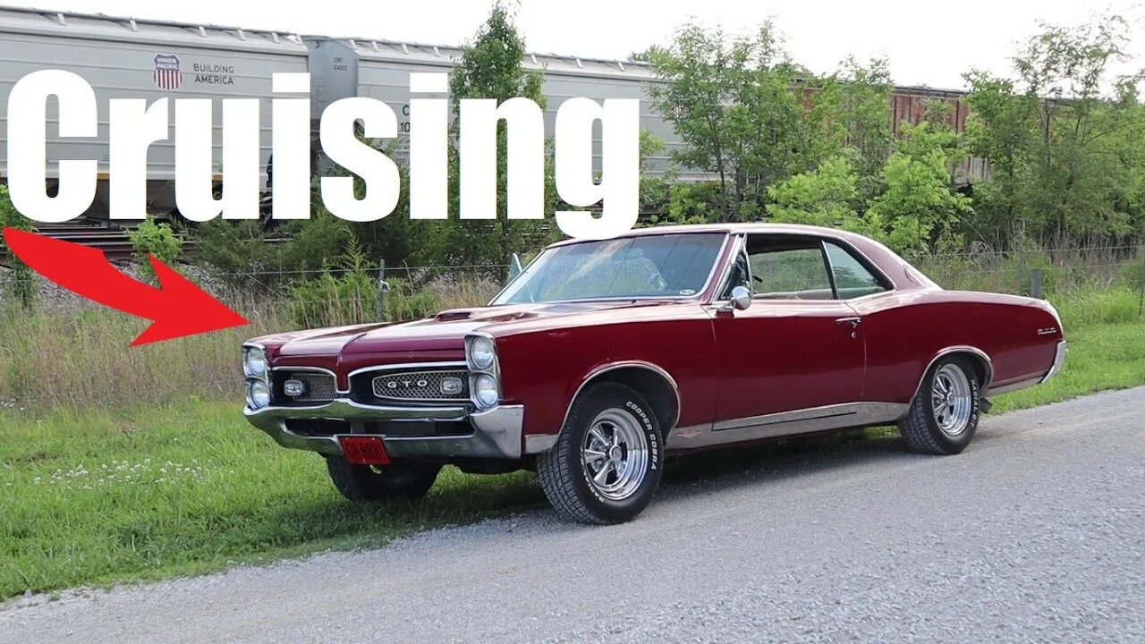 Cruising A 1967 GTO