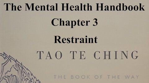 The Mental Health Handbook Ch3 Restraint