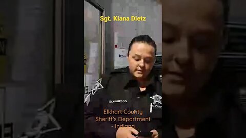 Prior Restraint - Elkhart County Sheriff's Department - Sgt. Kiana Dietz