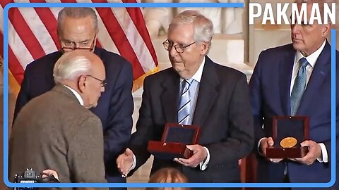 Everyone Refuses to Shake Mitch McConnell's Hand at Jan 6 Ceremony