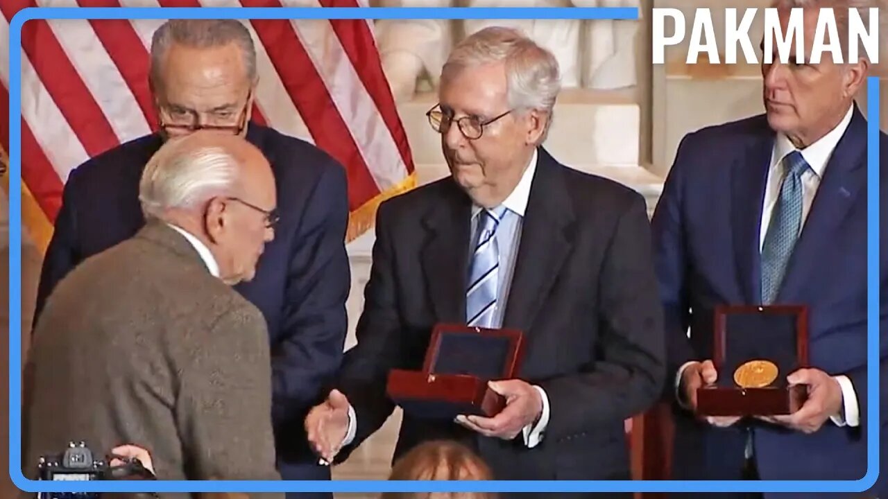 Everyone Refuses to Shake Mitch McConnell's Hand at Jan 6 Ceremony