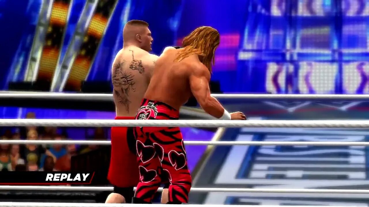 WWE 2K14 Gameplay Brock Lesnar vs Shawn Michaels