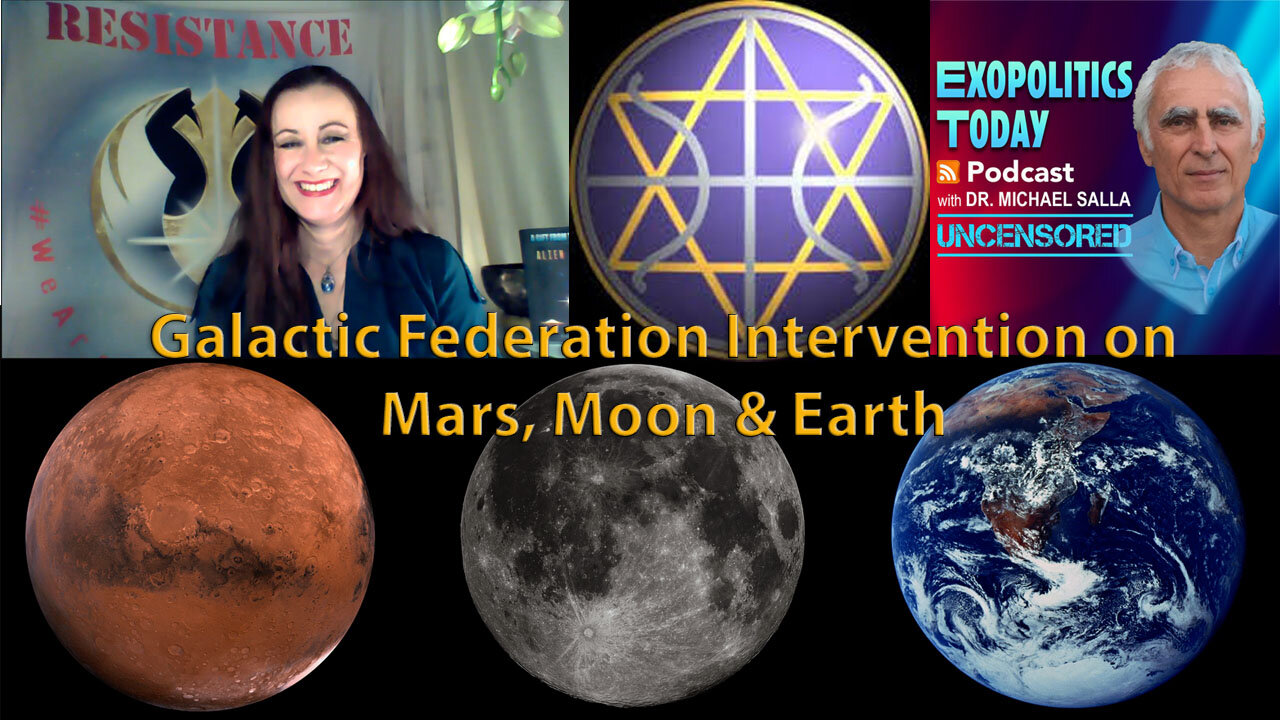 Galactic Federation Intervention on Mars, Moon & Earth