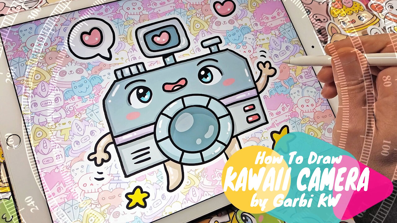 how to Draw Kawaii Camera by Garbi KW