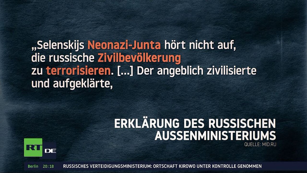 Angriff auf Belgorod bestärkt nur die militärische Sonderoperation – russisches Außenministerium