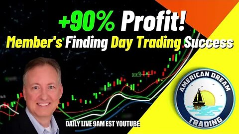 90% Profit - Member's Finding Outstanding Day Trading Success