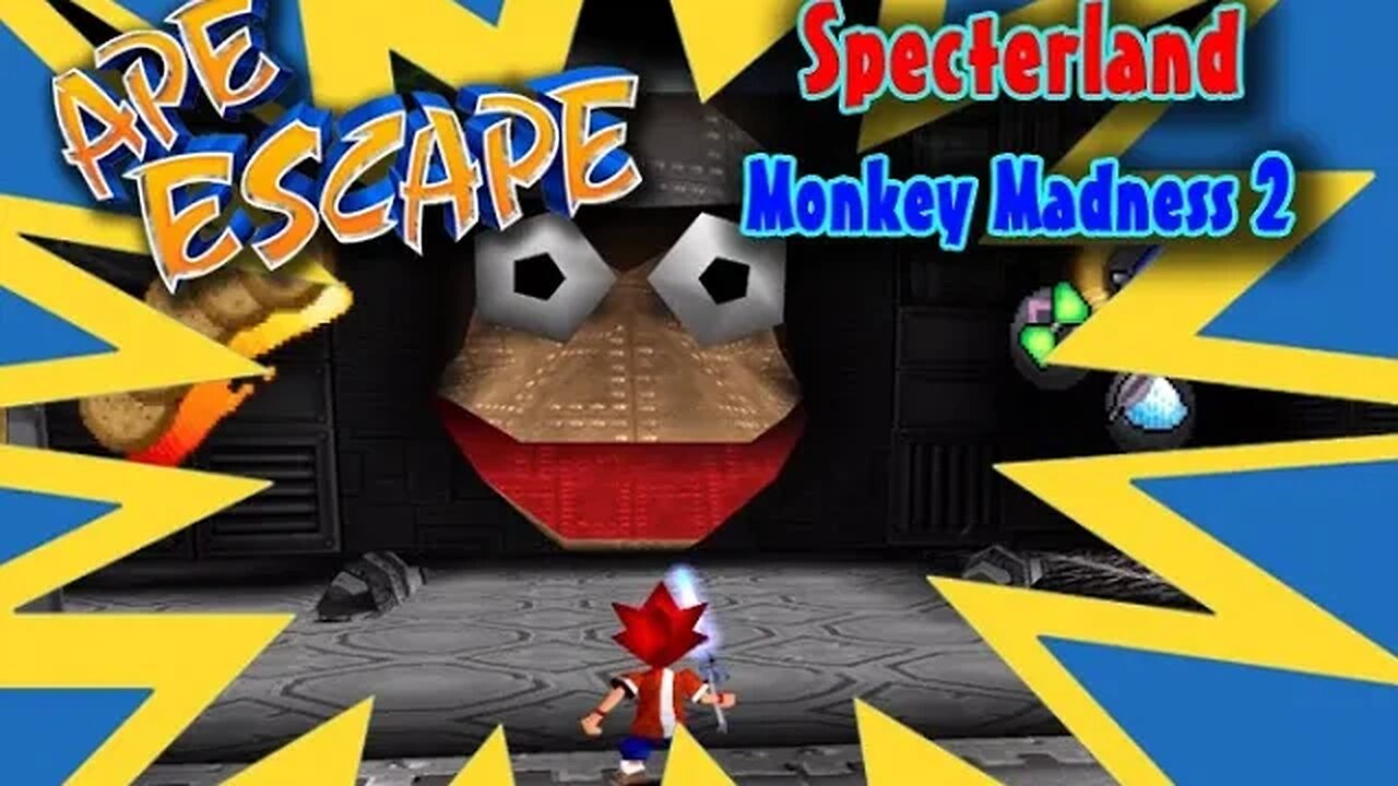 Ape Escape: Specterland #2 - Monkey Madness 2 (with commentary) PS1