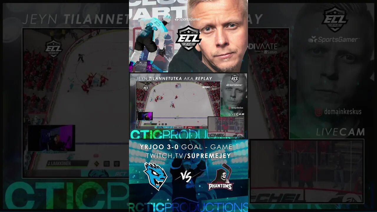 ICIEST MOMENT VS DEADLY PHANTOMS #NHL23 #esports #ECLPRO #esportsfi #NHL #gaming #shorts #rctic