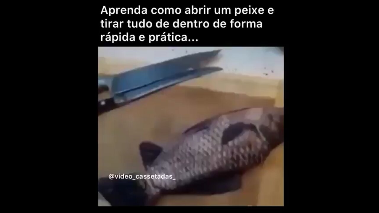 Opening a fish