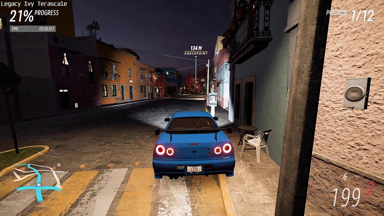Nissan Skyline R34 , The Marathon ( Forza Horizon 5 gameplay )