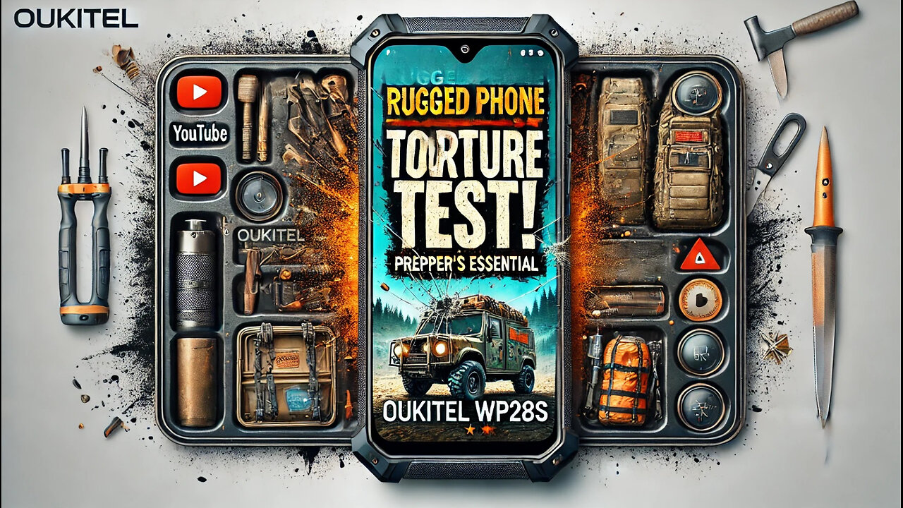 Torture Test of the📱 OUKITEL WP28S Rugged Smartphone SPOILER I BROKE IT😭