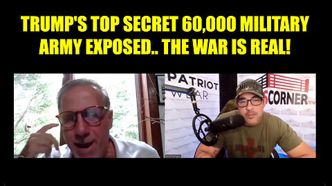 Trump's Top Secret 60,000 Military Army Exposed.. The War Is Real! - Mike King