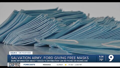 Salvation Army to help distribute more than 1.3 million face masks to Arizona communities