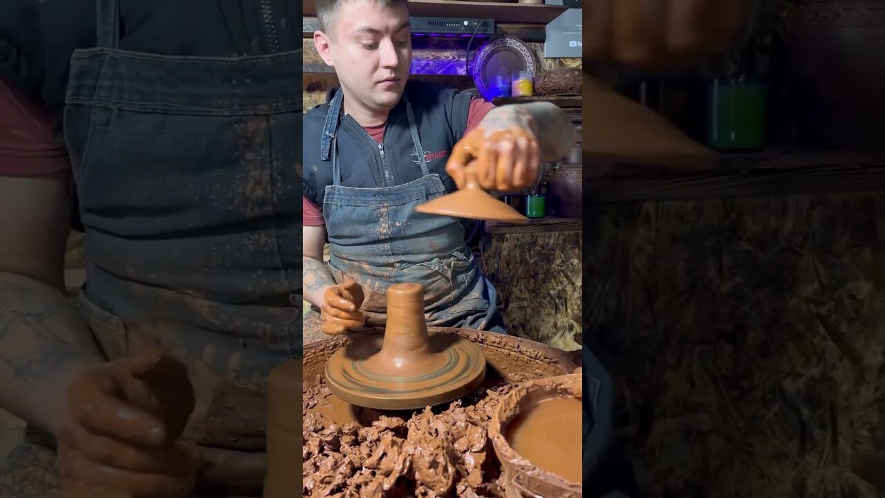 hand work Pot making