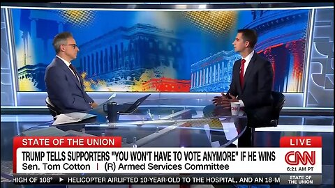 Sen Tom Cotton Has To Explain A Joke To Jake Tapper