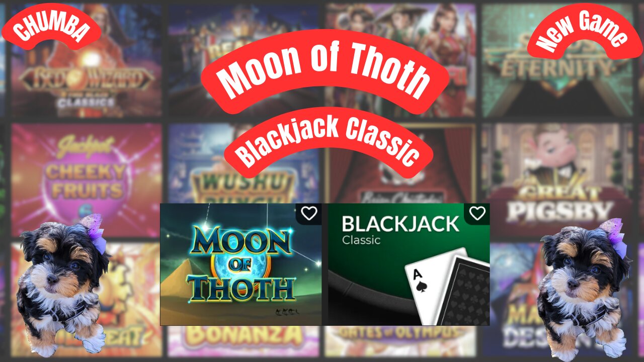 Chumba 🎴🎴Moon of Thoth & Blackjack Classic 🎴🎴