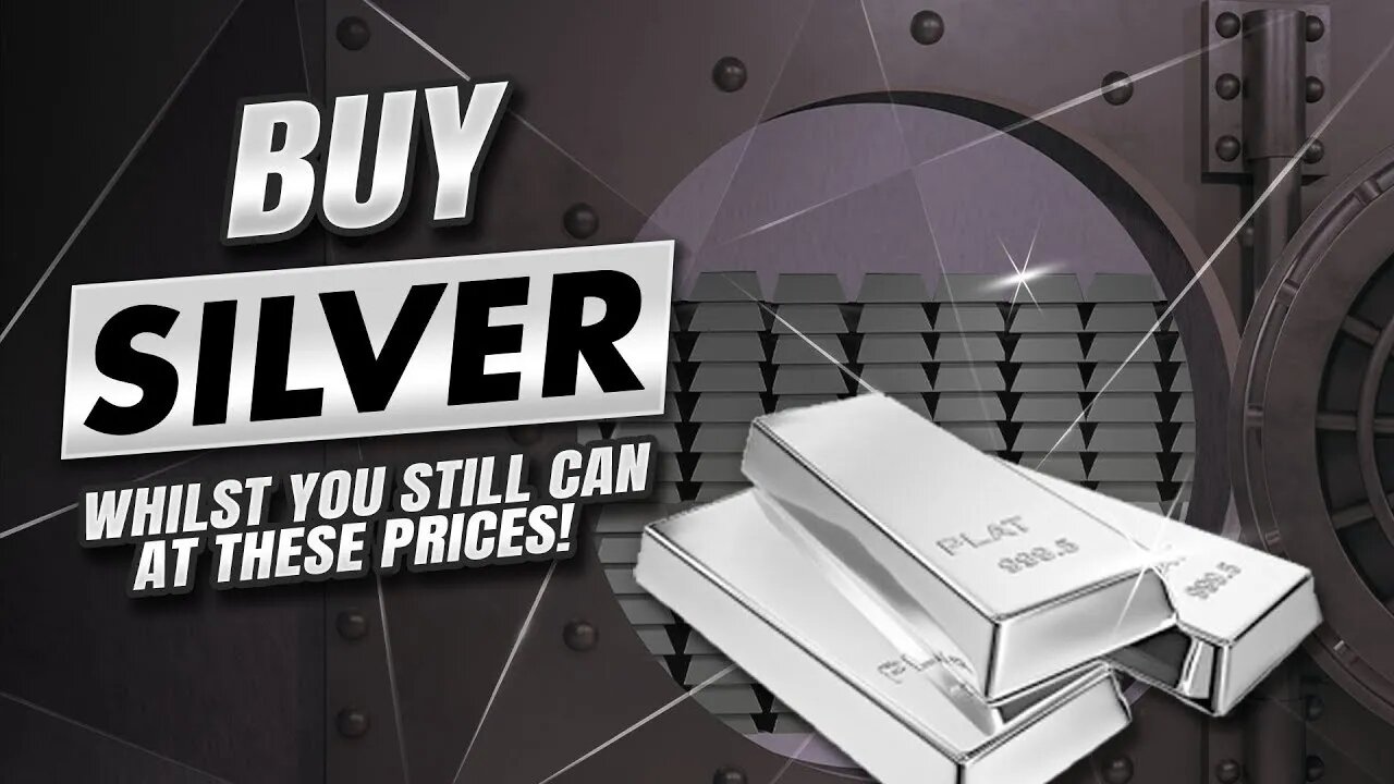 Buy Silver while you still can at these prices!