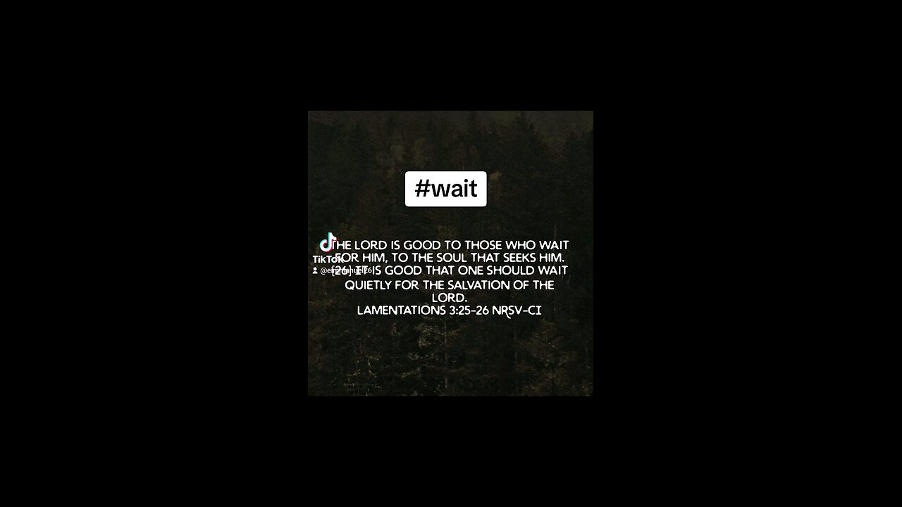 wait, salvation