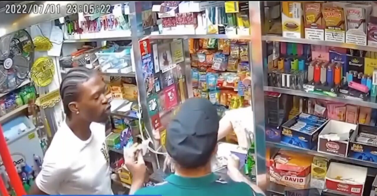 Bodega Clerk Takes Out BLM Trash (host K-von applauds)