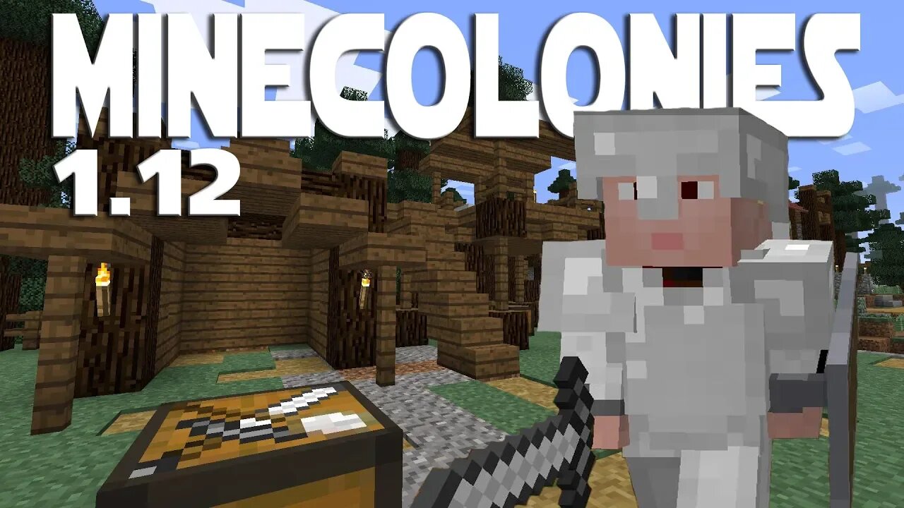 Minecraft Minecolonies 1.12 ep 42 - Medieval Barracks