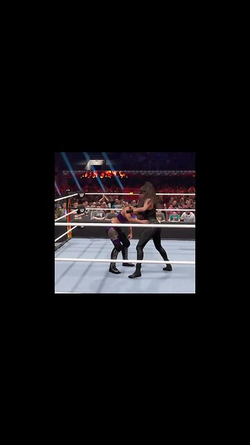 wwe2k23 shayna baszler kirifuda clutch to Stephanie McMahon #wwe2k23 #wwe2k23gameplay