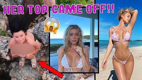Anguilla+ BLOW HOLE BLOWS OFF GIRLS TOP