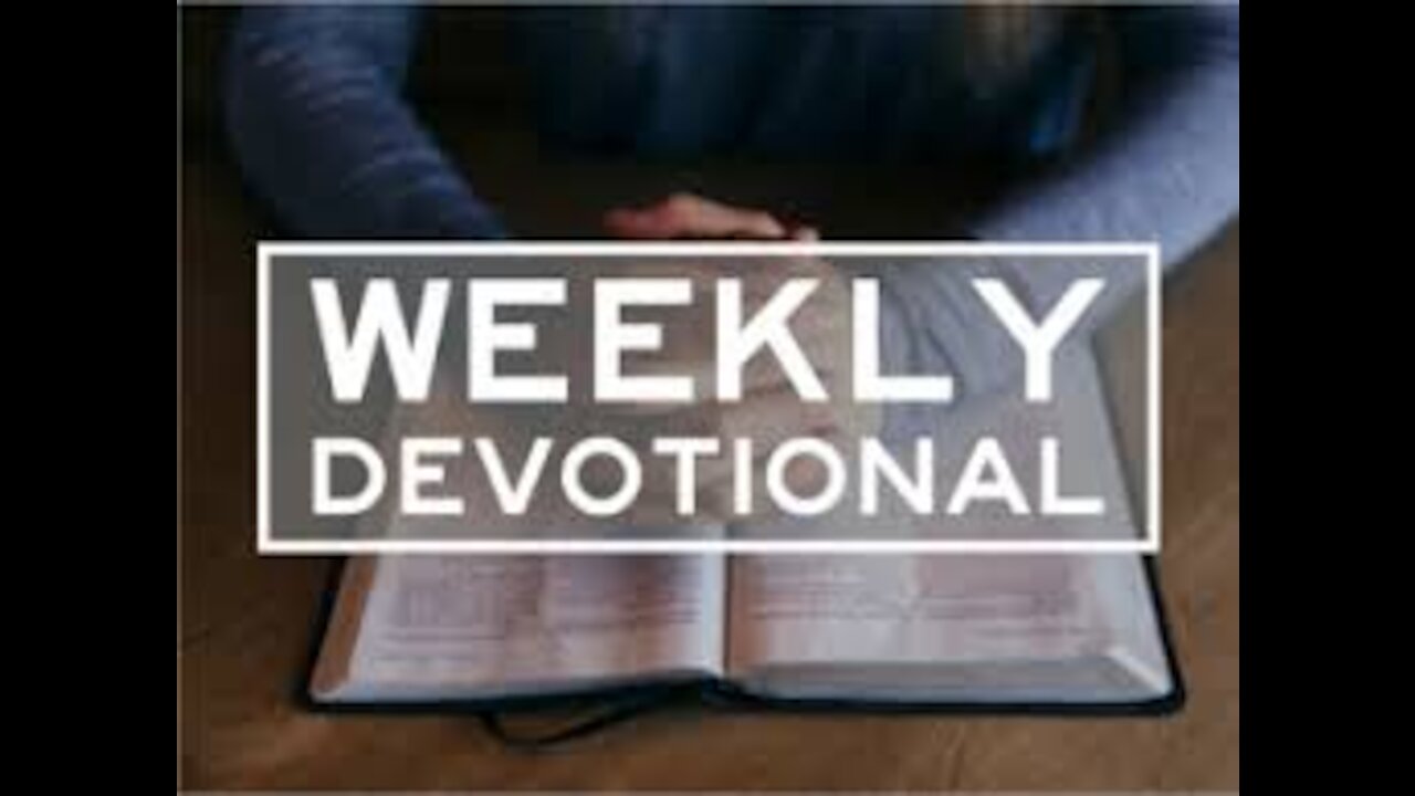 Weekly Devotional With Pastor Anthony, Proverbs 22:3