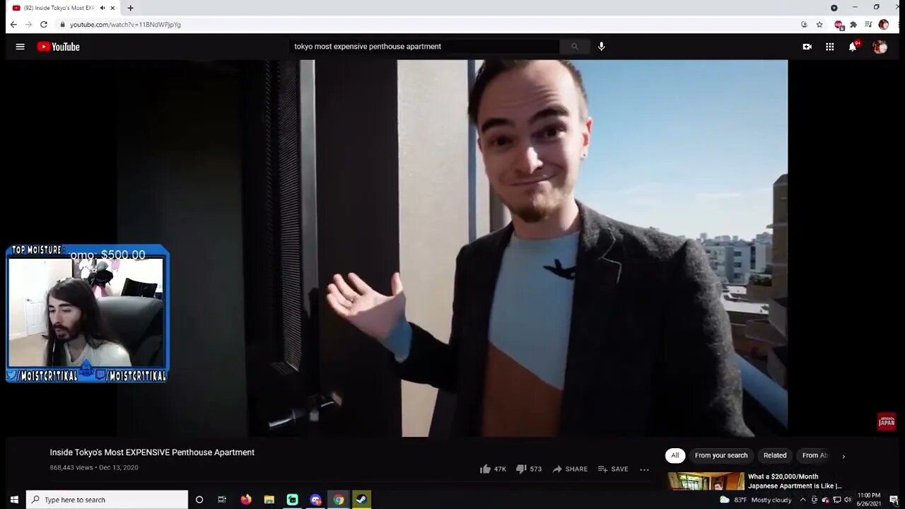 MoistCr1tikal Reacts To Expensive Tokyo Houses